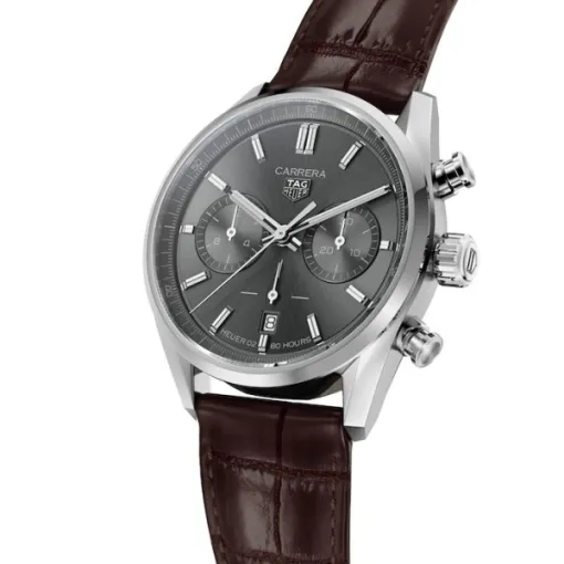 TAG Heuer Carrera Men Automatic Grey Alligator Watch CBN2012.FC6483 - view 3