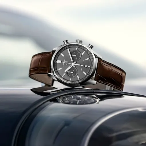 TAG Heuer Carrera Men Automatic Grey Alligator Watch CBN2012.FC6483 - view 7