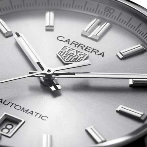 TAG Heuer Carrera Men Automatic Silver Alligator Watch WBN2111.FC6505 - view 5