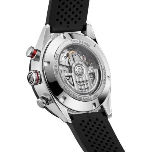 TAG Heuer Carrera Men Automatic Black Rubber Watch CBN2A1AA.FT6228 - view 4