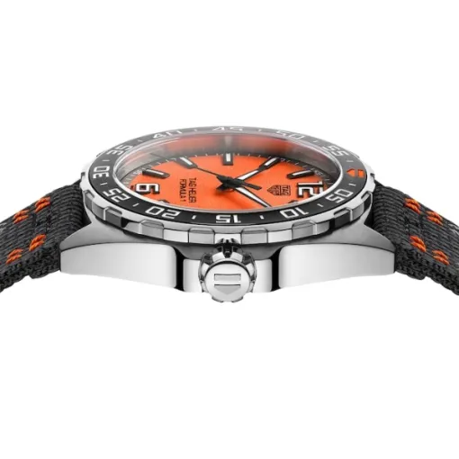 TAG Heuer Formula 1 Men Quartz Orange Canvas Watch WAZ101A.FC8305 - view 4