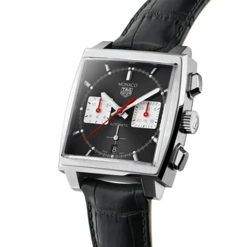 TAG Heuer Monaco Men Automatic Black Alligator Watch CBL2113.FC6177 - view 3