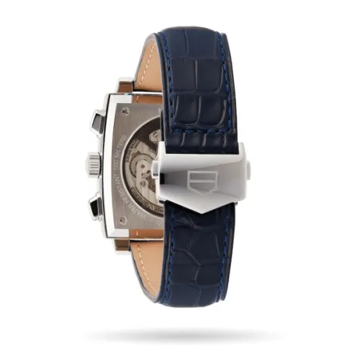 TAG Heuer Monaco Men Automatic Blue Leather Watch CBL2111.FC6453 - view 7